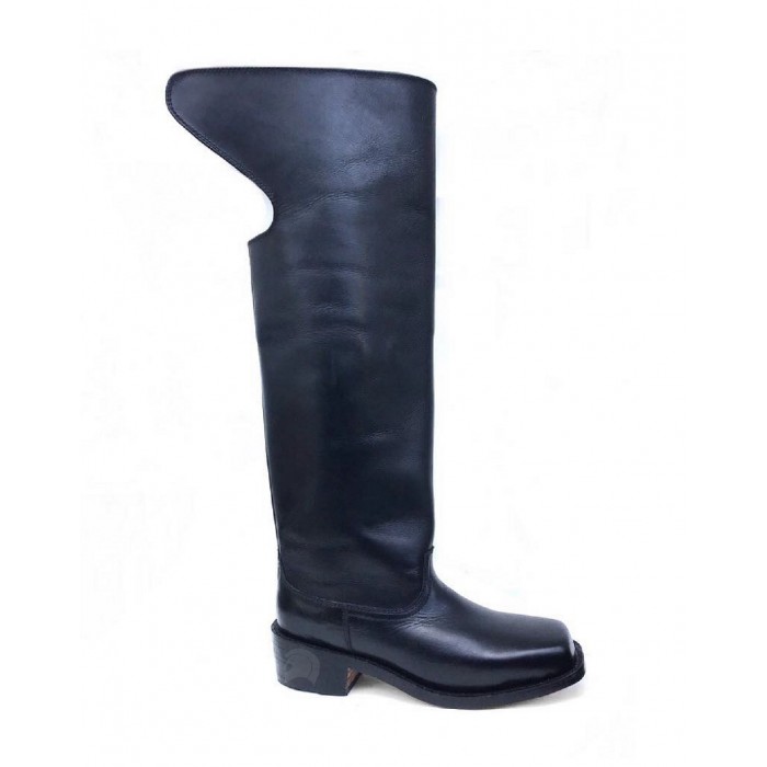 Civil War Officer Cavalry Boots Black French Heel Men’s 11 